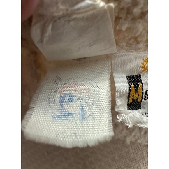 Vtg Union Made Marty Gutmacher Boucle Blazer Jacket Sz 18 Pink Ribbon Trim 1960s - Picture 5 of 10